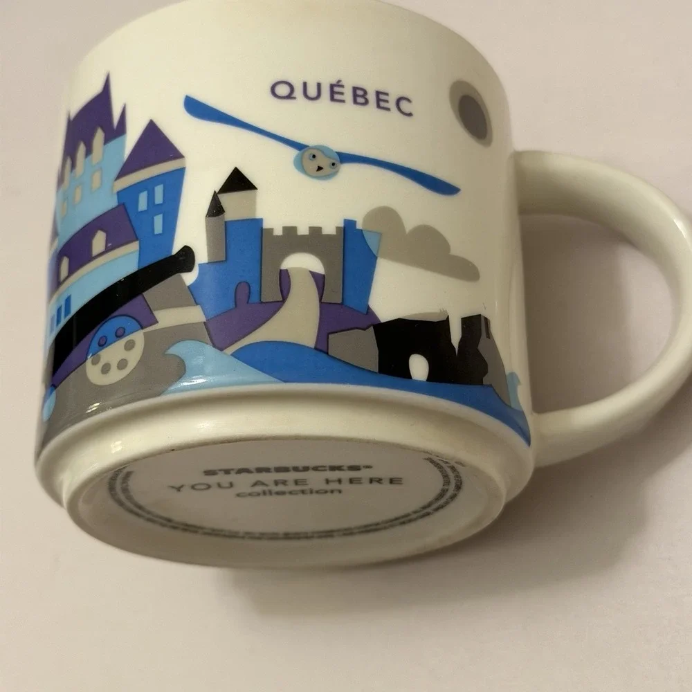 Starbucks Coffee Cup Quebec You Are Here Series Collection 14oz Tea Mug 2015